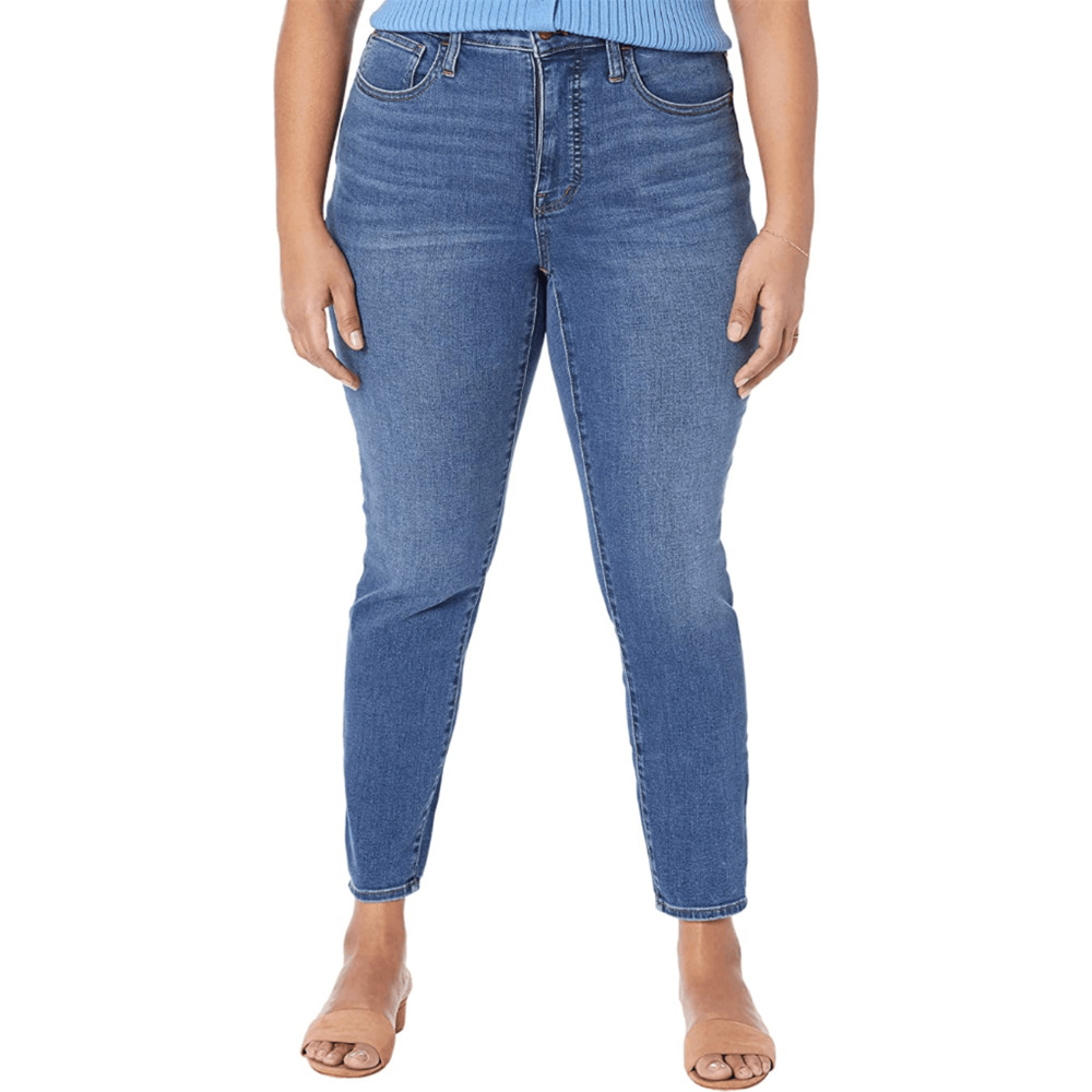 Madewell Womens Plus Curvy Roadtripper Authentic Skinny Jeans Roselawn W…